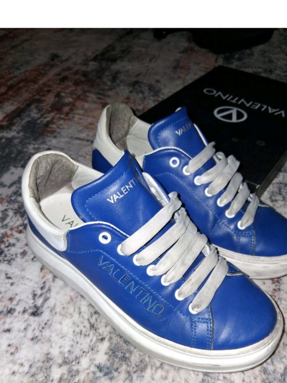 Valentino Garavani Blue Fashion Sneakers Size 6.5-7 women's
